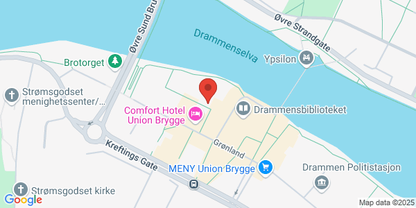 Map displaying event location