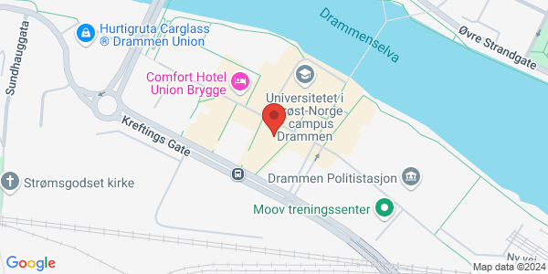 Map displaying event location