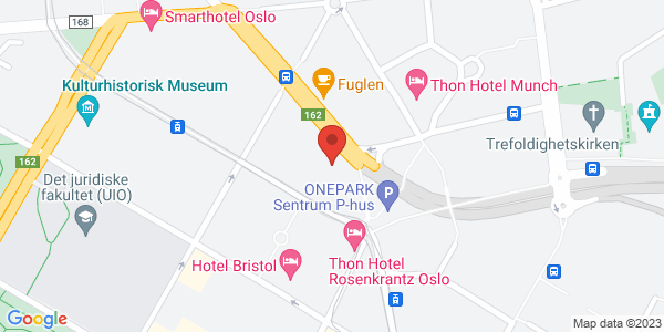 Kart som viser hvor arrangementet foregår