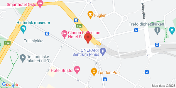 Map displaying event location
