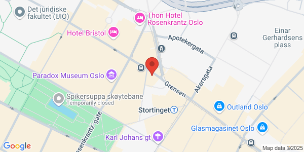 Map displaying event location