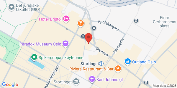 Map displaying event location