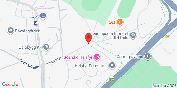 Map displaying event location