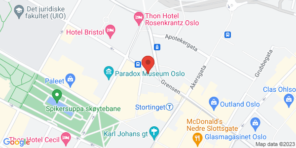 Map displaying event location