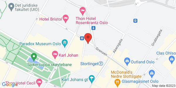 Map displaying event location