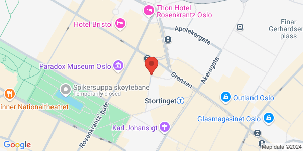 Map displaying event location