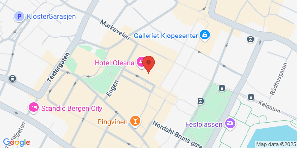 Map displaying event location