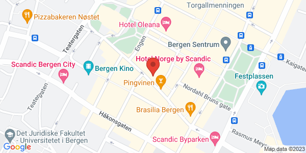 Map displaying event location