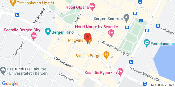 Map displaying event location