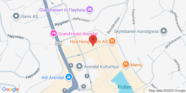 Map displaying event location