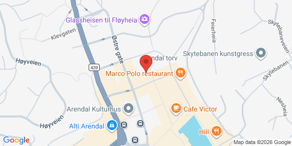 Map displaying event location