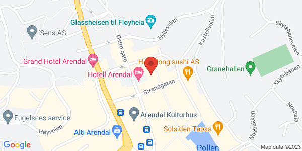 Map displaying event location