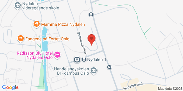 Kart som viser hvor arrangementet foregår