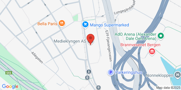 Map displaying event location