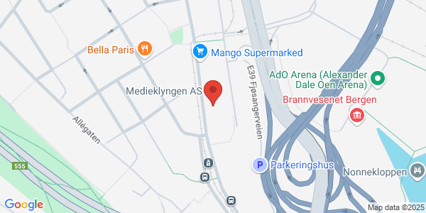 Map displaying event location