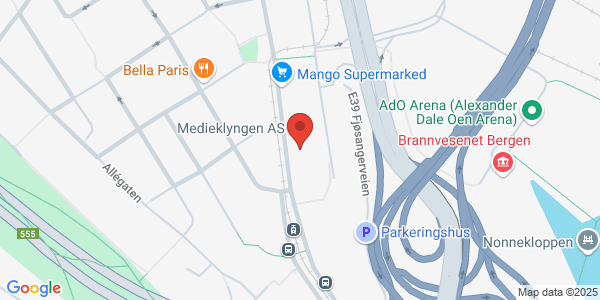 Map displaying event location
