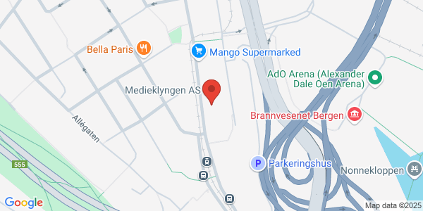 Map displaying event location