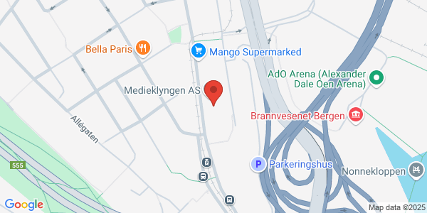Map displaying event location