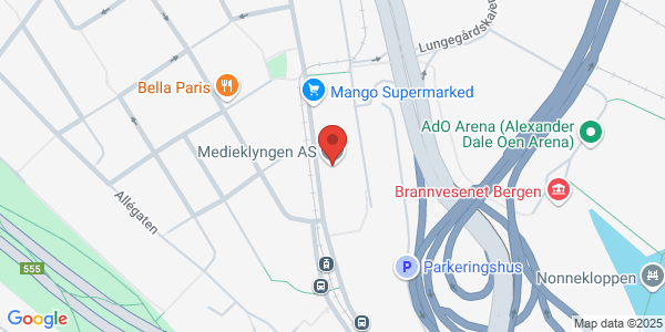 Map displaying event location