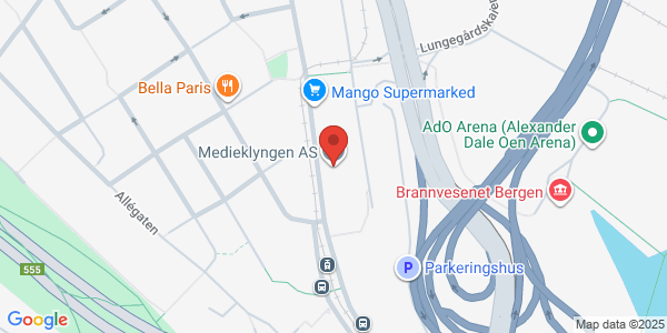 Map displaying event location