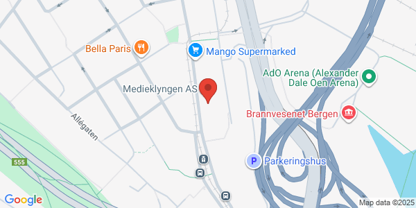 Map displaying event location