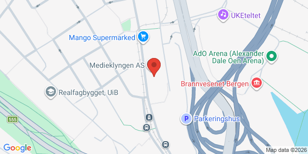 Map displaying event location