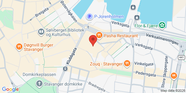 Map displaying event location