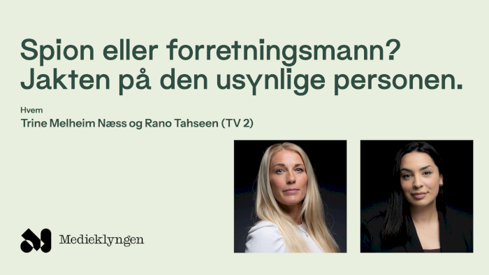 Spion eller forretningsmann? Jakten på den usynlige personen