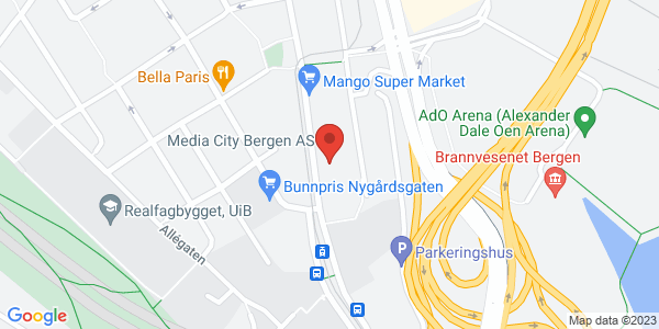 Map displaying event location