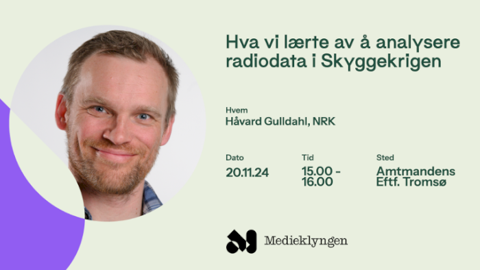 Hva vi lærte av å analysere radiodata i Skyggekrigen