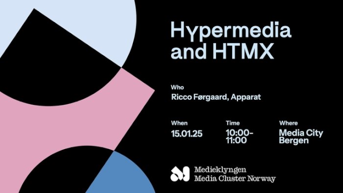 Hypermedia and HTMX