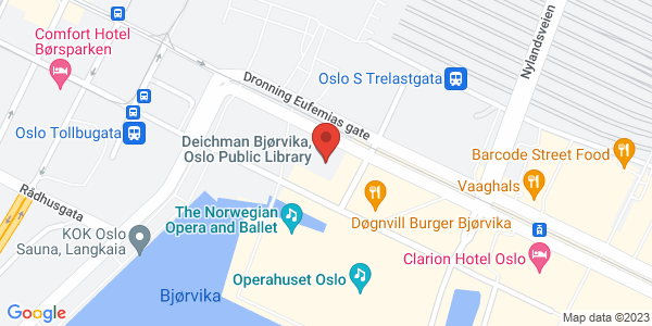 Map displaying event location