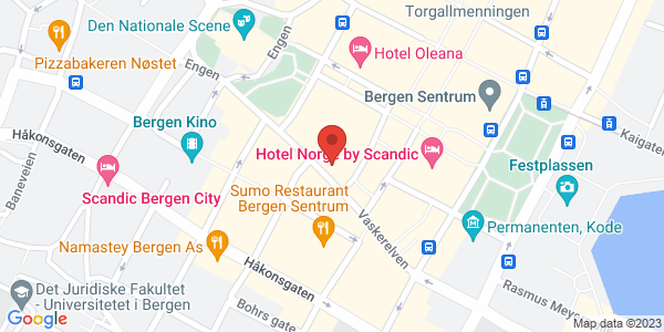 Map displaying event location