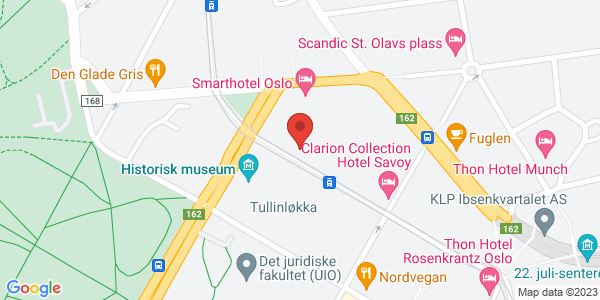 Map displaying event location