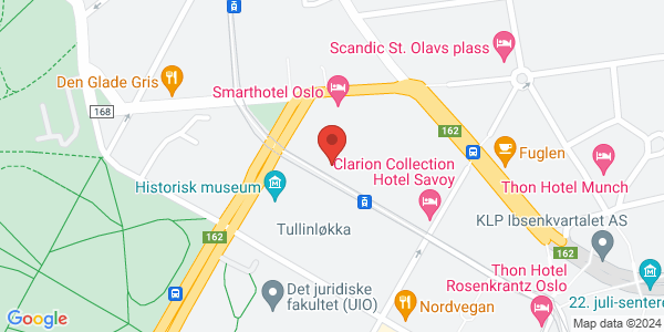 Map displaying event location