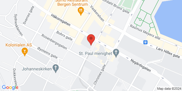 Map displaying event location