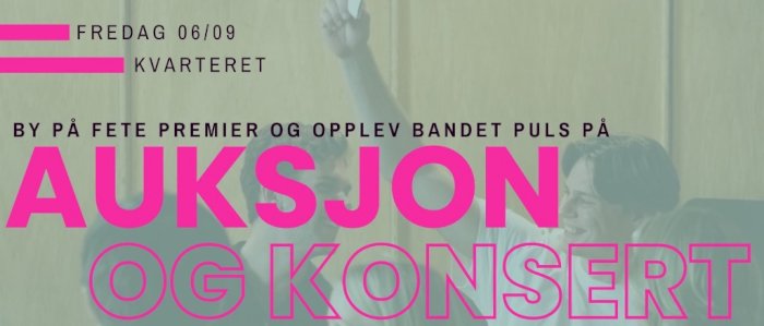 Auksjon + Konsert med PULS