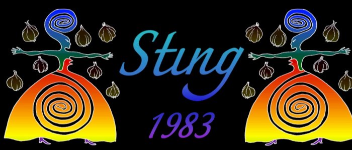 STING NERE 1983 NATTFEST