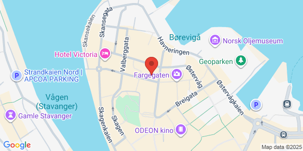 Map displaying event location