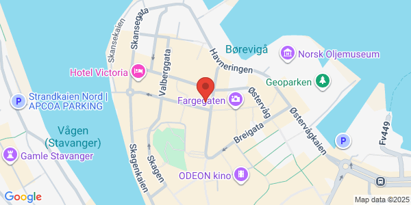 Map displaying event location