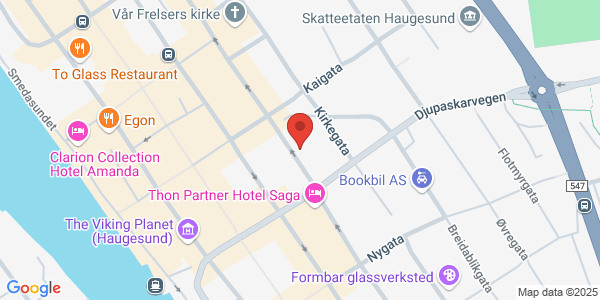 Map displaying event location
