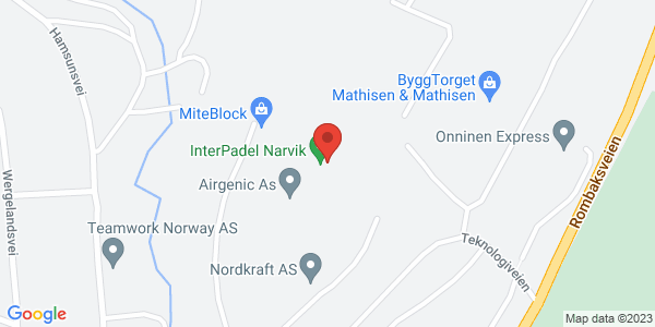 Map displaying event location