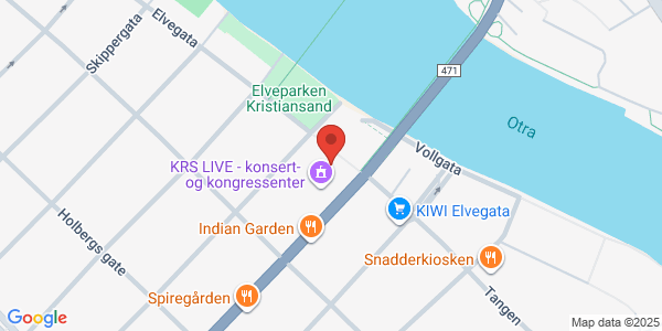 Map displaying event location