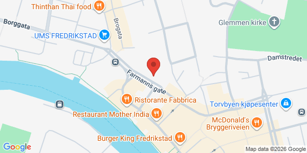 Map displaying event location