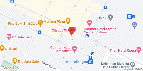 Map displaying event location