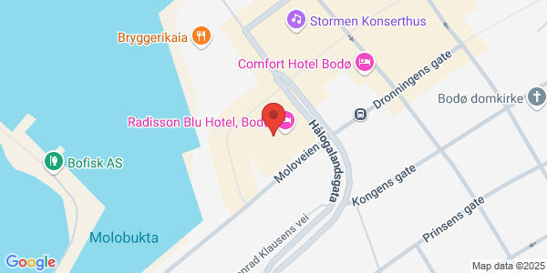 Map displaying event location