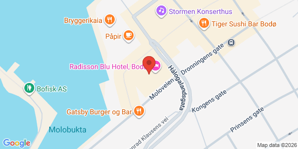 Map displaying event location