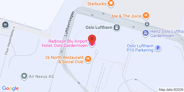 Kart som viser hvor arrangementet foregår