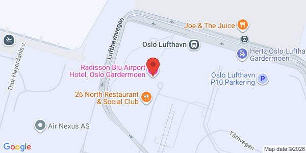 Kart som viser hvor arrangementet foregår