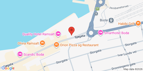 Map displaying event location